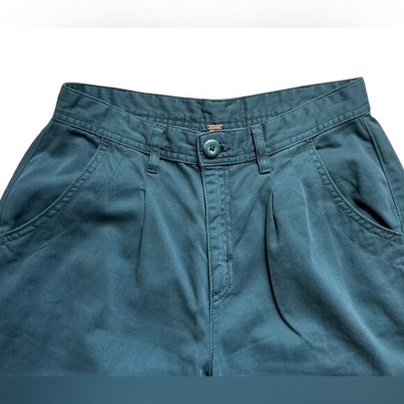 Free People high rise wide leg chino pant size women’s 2 - Picture 2 of 6